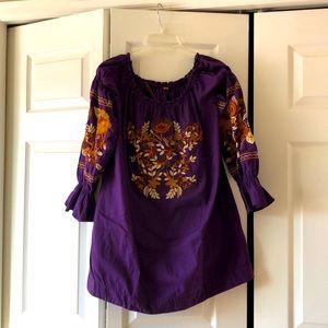 Free People embroidered dress